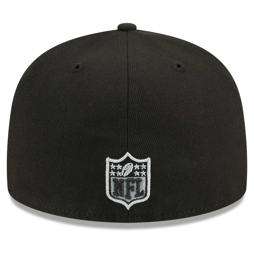 Las Vegas Raiders New Era Main Patch 59FIFTY Fitted Hat Black