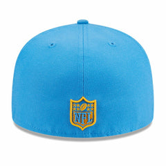 Los Angeles Chargers New Era Main Patch 59FIFTY Fitted Hat Powder Blue