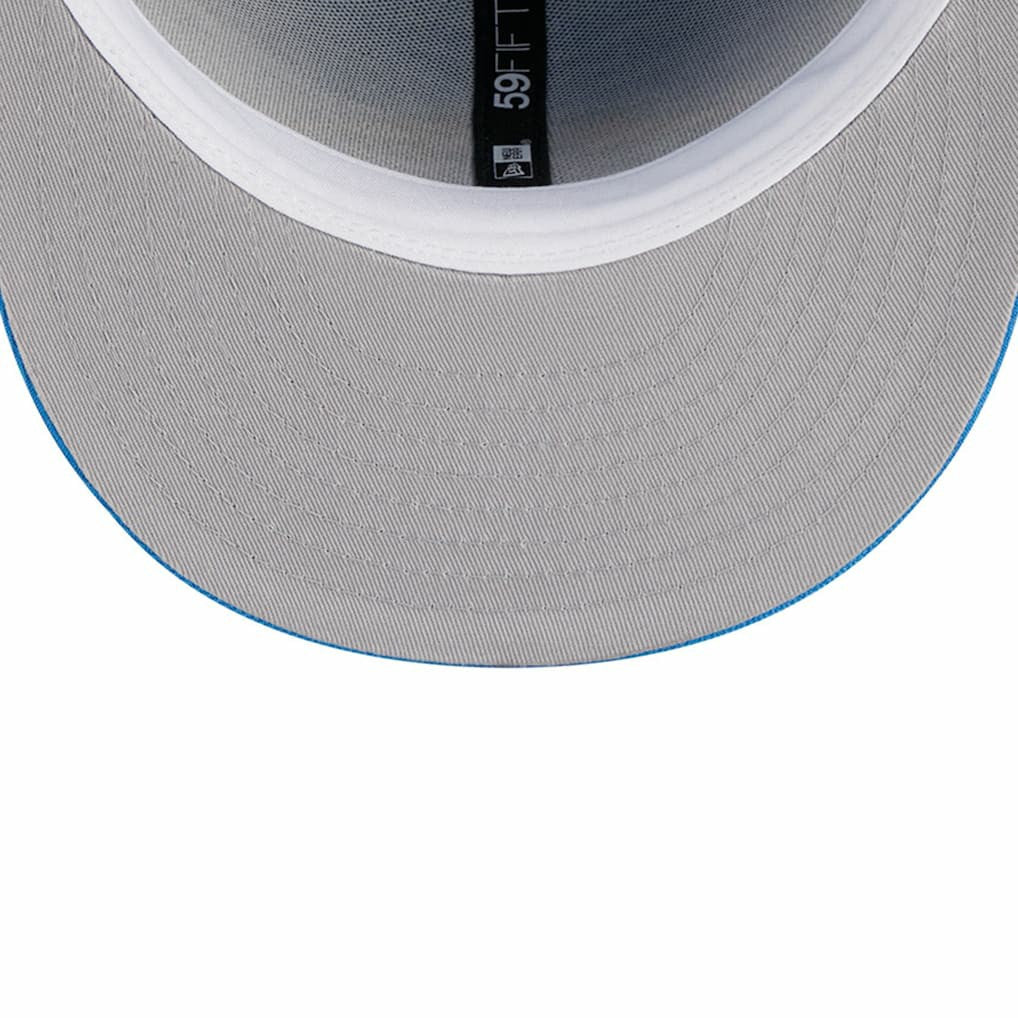 Los Angeles Chargers New Era Main Patch 59FIFTY Fitted Hat Powder Blue