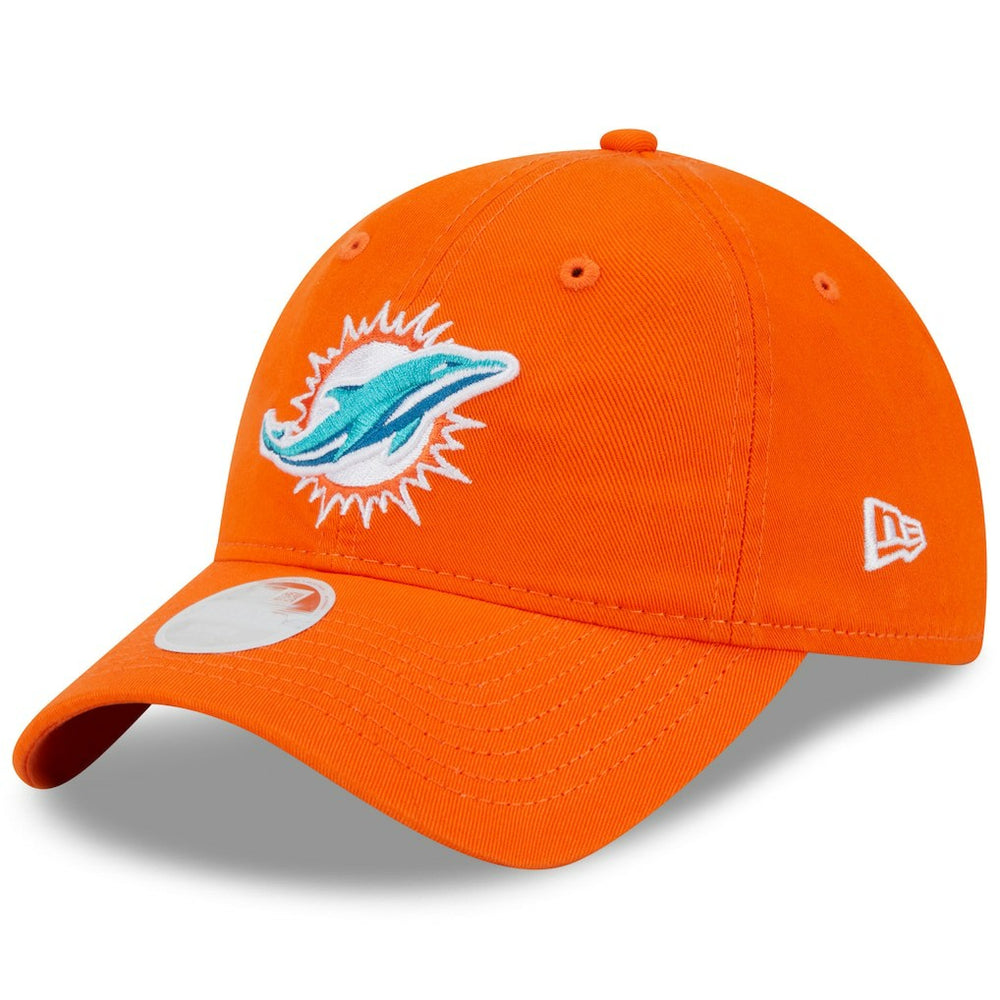 Miami Dolphins New Era Women's Main Core Classic 2.0 9TWENTY Adjustable Hat Orange