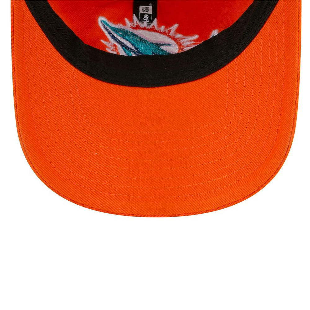 Miami Dolphins New Era Women's Main Core Classic 2.0 9TWENTY Adjustable Hat Orange