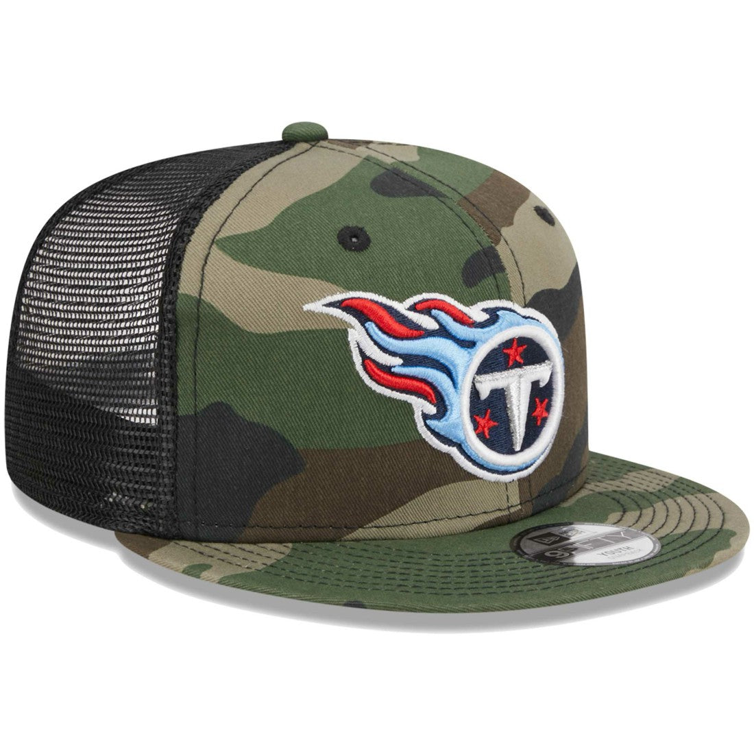 Tennessee Titans New Era Youth Main Trucker 9FIFTY Snapback Hat Camo