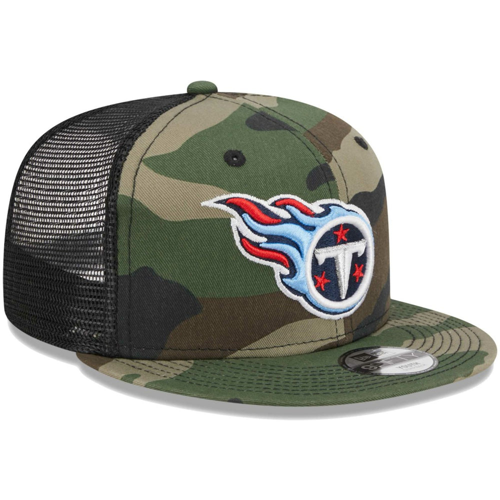 Tennessee Titans New Era Youth Main Trucker 9FIFTY Snapback Hat Camo