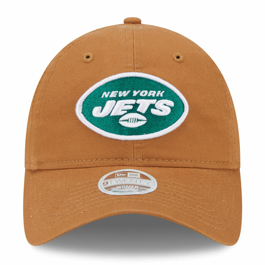 New York Jets New Era Women's Main Core Classic 2.0 9TWENTY Adjustable Hat Brown