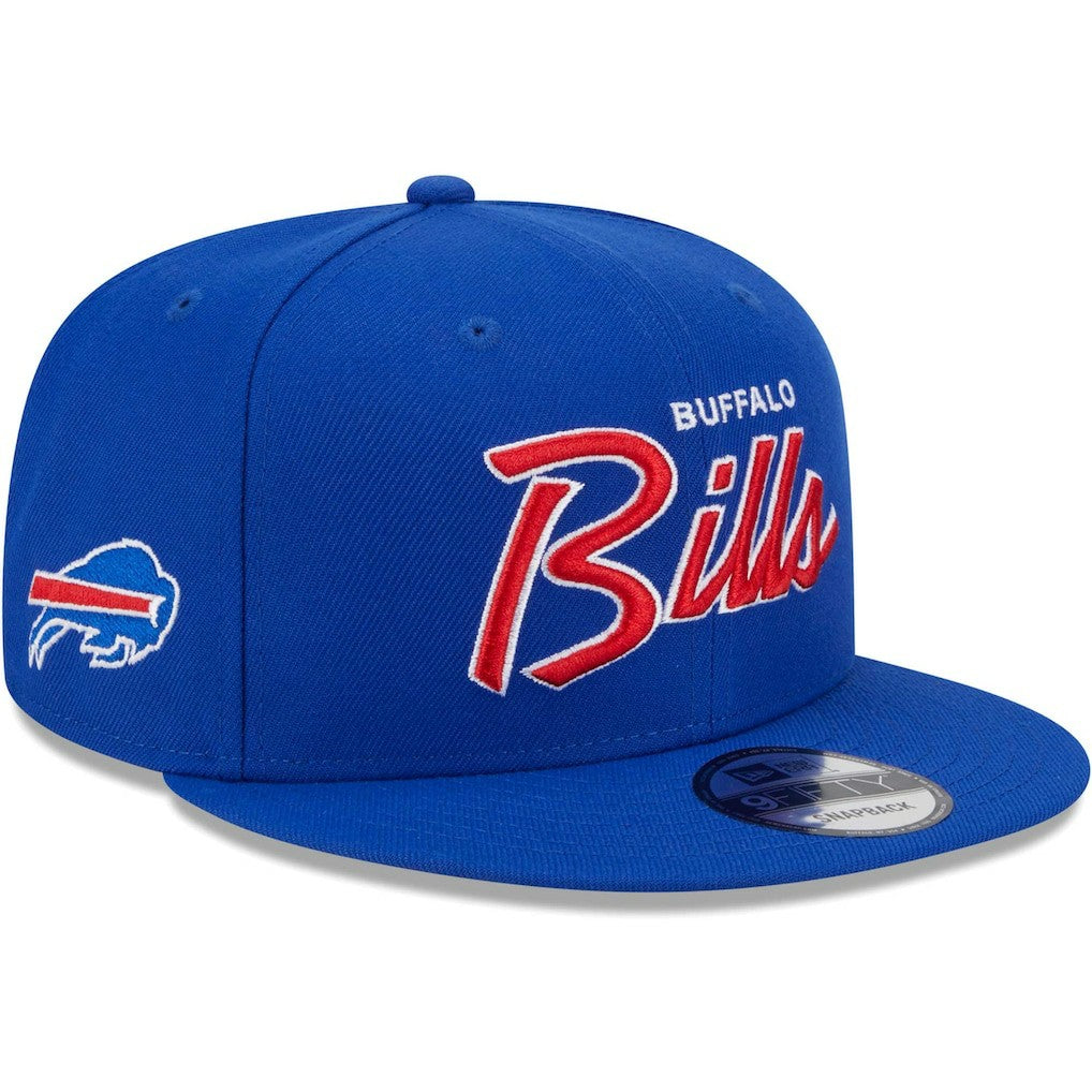 Buffalo Bills New Era Main Script 9FIFTY Snapback Hat Royal