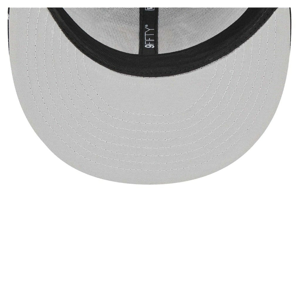 Cincinnati Bengals New Era Youth Main Trucker 9FIFTY Snapback Hat Black