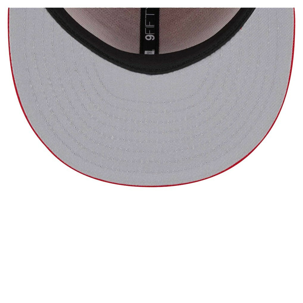Kansas City Chiefs New Era Main Script 9FIFTY Snapback Hat Red
