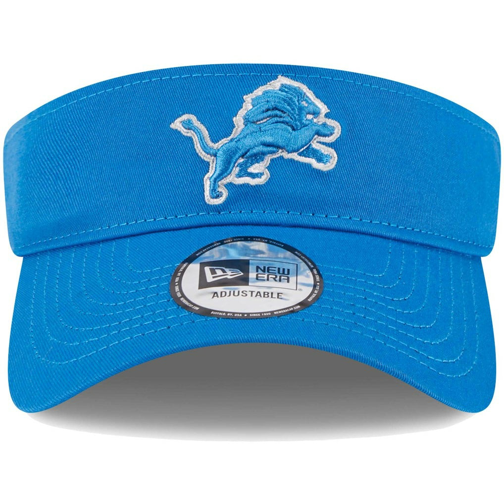 Detroit Lions New Era Main Adjustable Visor Blue