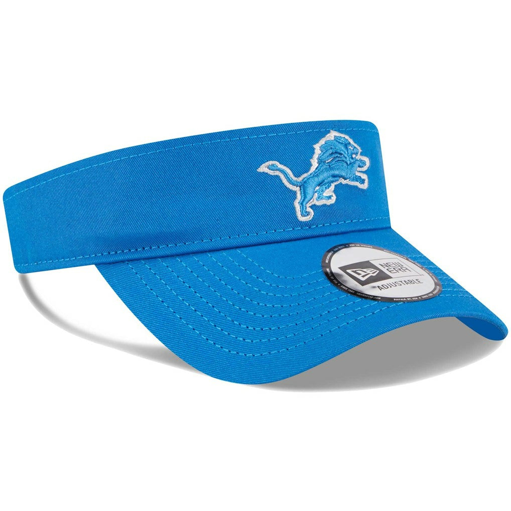 Detroit Lions New Era Main Adjustable Visor Blue