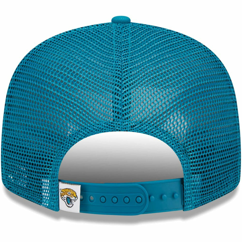 Jacksonville Jaguars New Era Youth Main Trucker 9FIFTY Snapback Hat Teal
