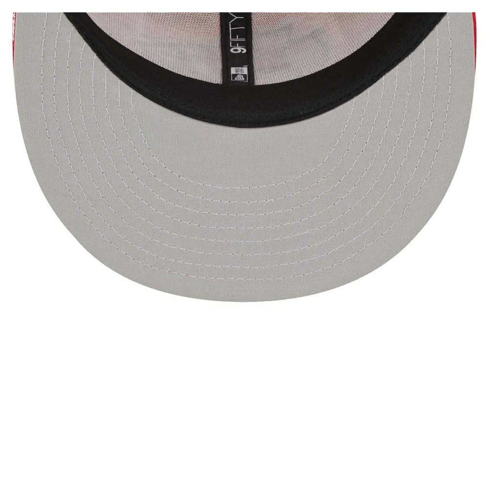 Kansas City Chiefs New Era Youth Main Trucker 9FIFTY Snapback Hat Red