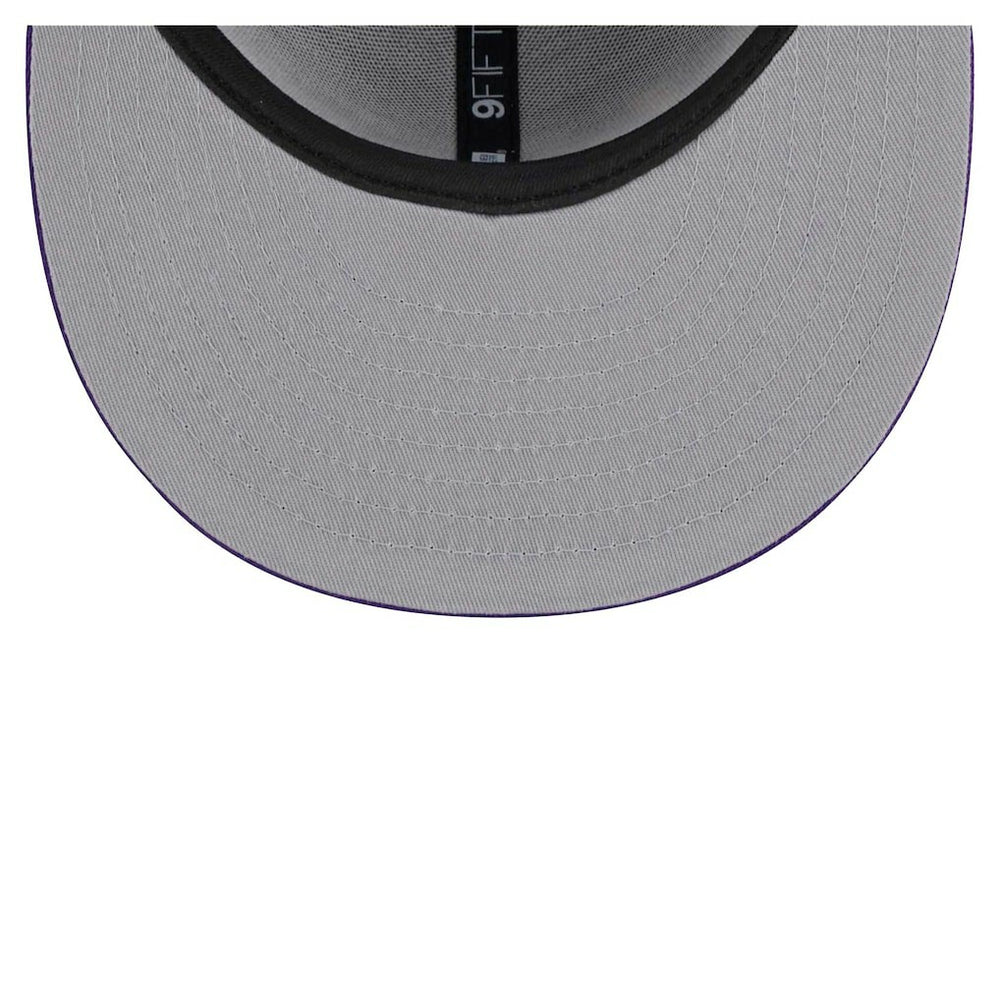 Minnesota Vikings New Era Main Script 9FIFTY Snapback Hat Purple