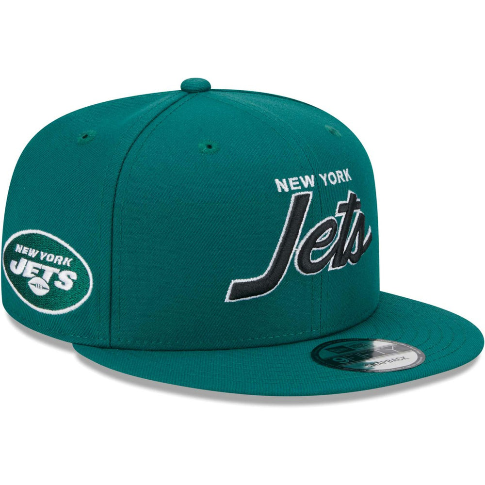 New York Jets New Era Main Script 9FIFTY Snapback Hat Green