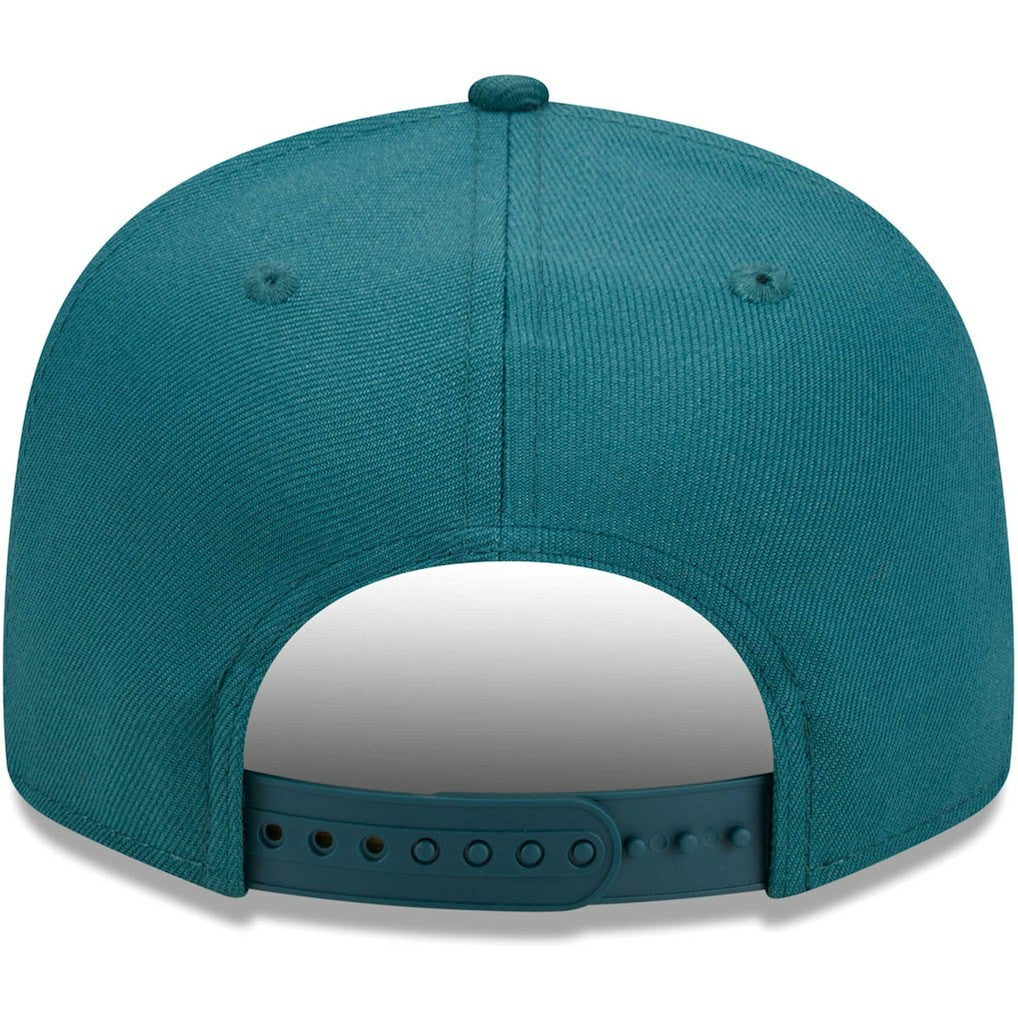 Philadelphia Eagles New Era Main Script 9FIFTY Snapback Hat Midnight Green