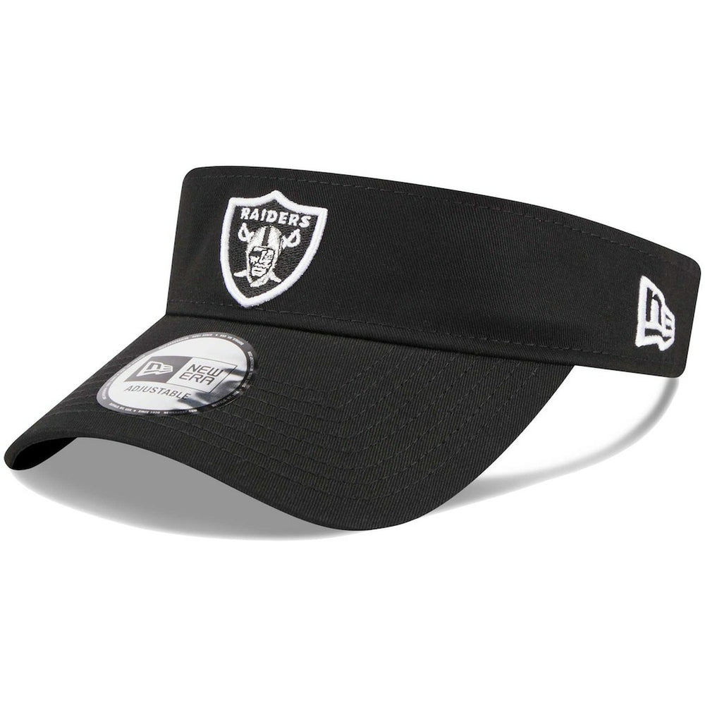 Las Vegas Raiders New Era Main Adjustable Visor Black