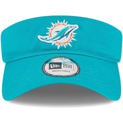Miami Dolphins New Era Main Adjustable Visor Aqua