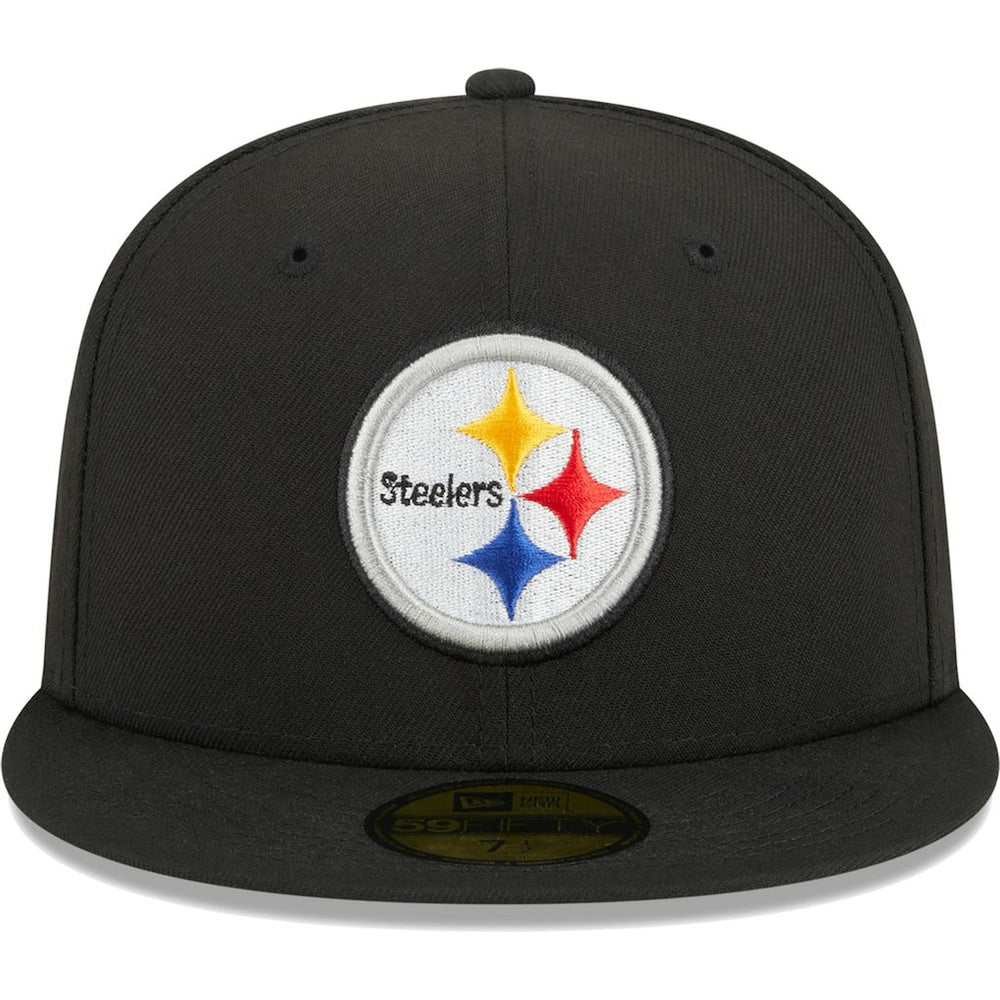 Pittsburgh Steelers New Era Main 59FIFTY Fitted Hat Black