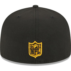 Pittsburgh Steelers New Era Main 59FIFTY Fitted Hat Black