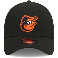 Baltimore Orioles New Era Logo 39THIRTY Flex Hat - Black Hats