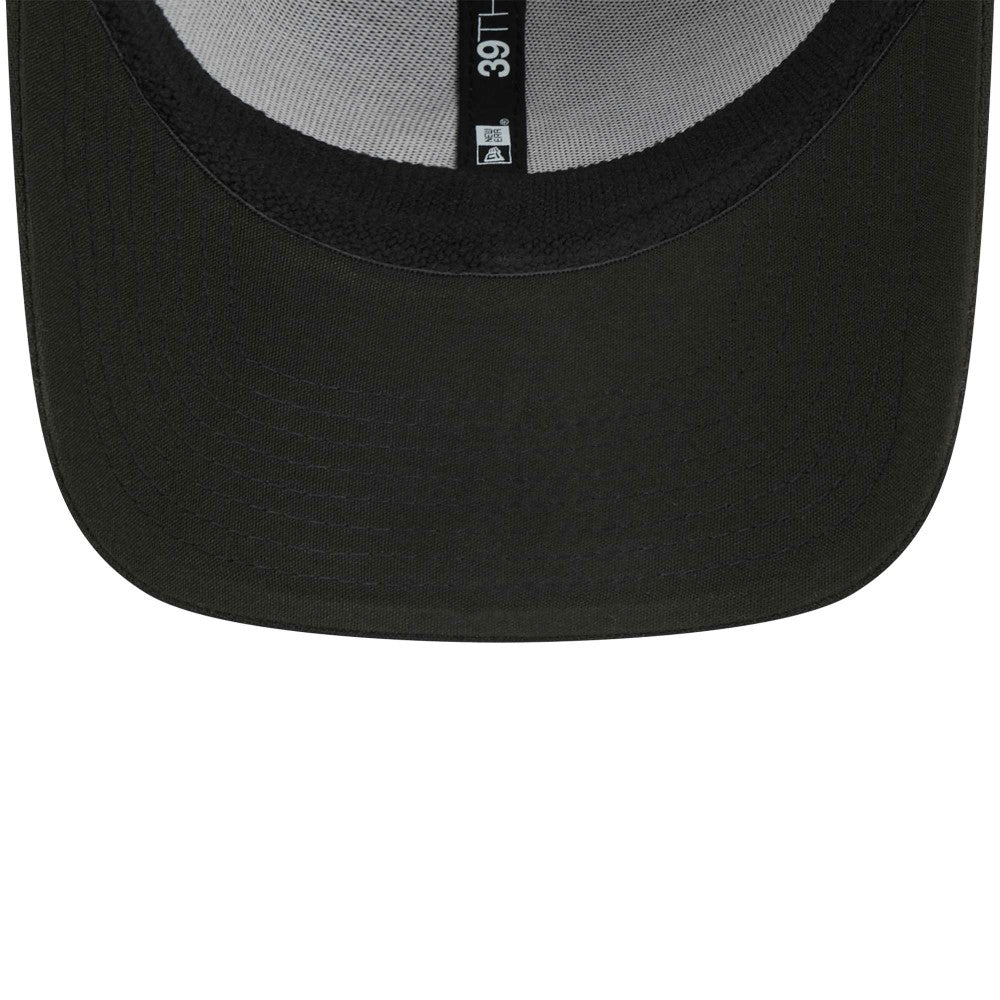 Miami Marlins New Era Logo 39THIRTY Flex Hat - Black Hats