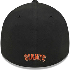 San Francisco Giants New Era Logo 39THIRTY Flex Hat - Black Hats