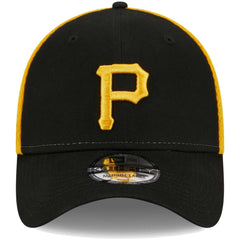 Pittsburgh Pirates New Era Team Neo 39THIRTY Flex Hat - Black Hats