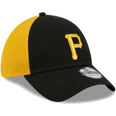 Pittsburgh Pirates New Era Team Neo 39THIRTY Flex Hat - Black Hats