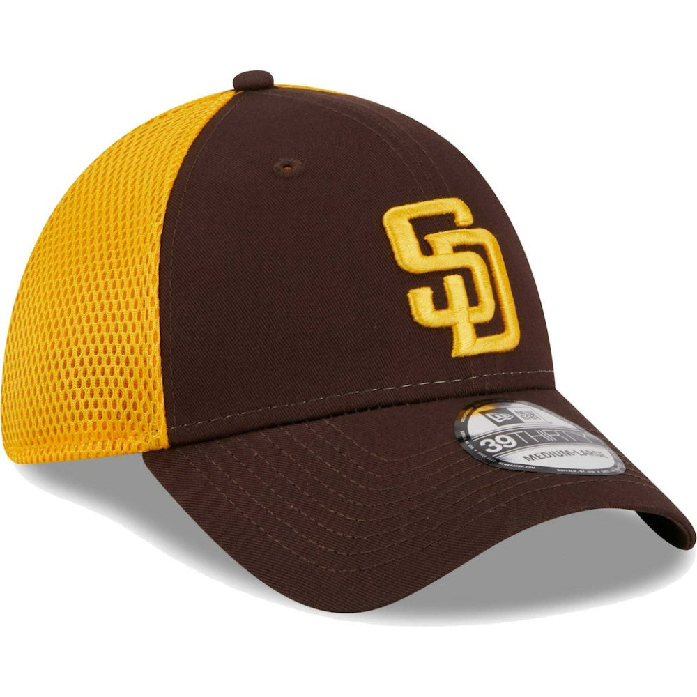 San Diego Padres New Era Team Neo 39THIRTY Flex Hat - Brown Hats