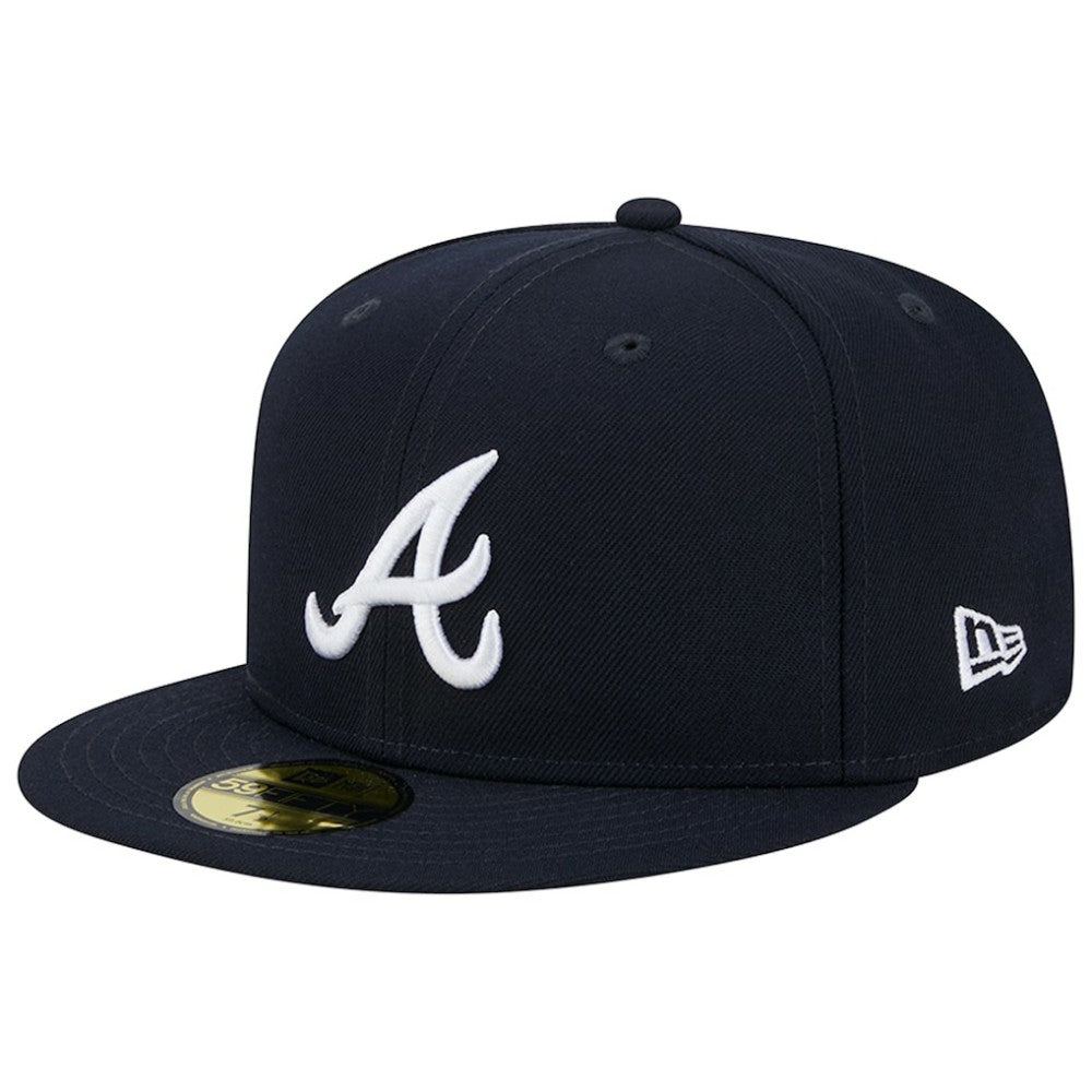 Atlanta Braves New Era  2021 World Series Team Color 59FIFTY Fitted Hat - Navy Hats