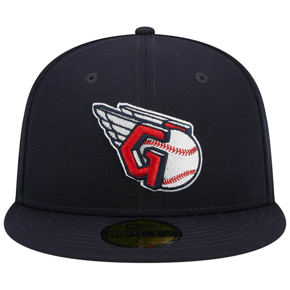 Cleveland Guardians New Era Primary Logo 2019 MLB All-Star Game Team Color 59FIFTY Fitted Hat - Navy Hats