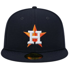 Houston Astros New Era  2017 World Series Team Color 59FIFTY Fitted Hat - Navy Hats