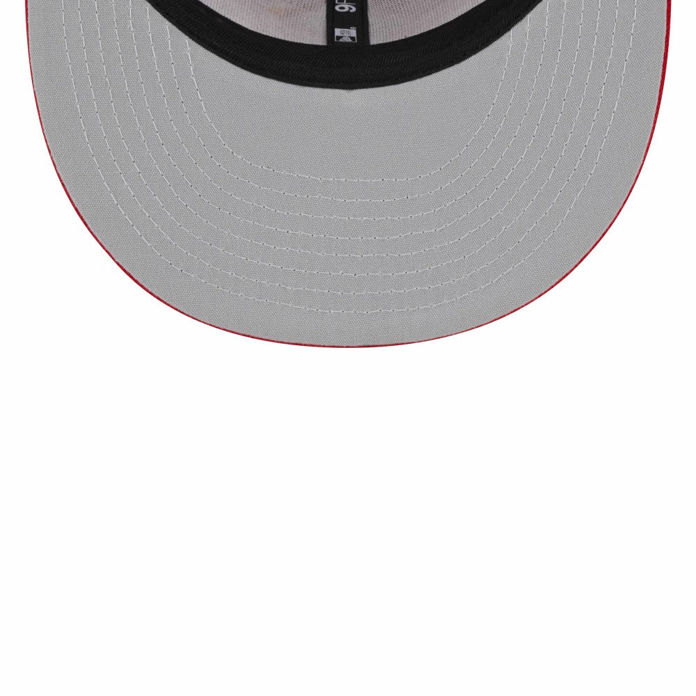 Los Angeles Angels New Era Team Color Trucker 9FIFTY Snapback Hat - Red Hats