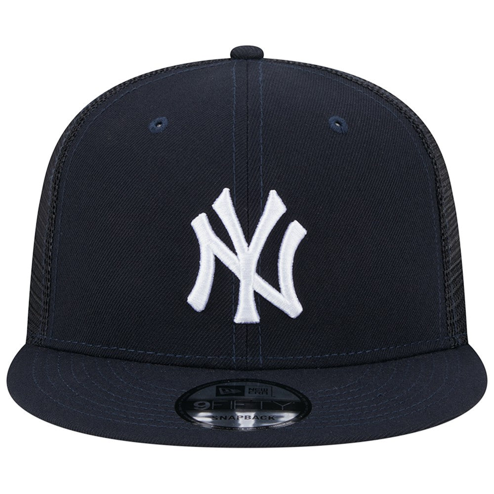 New York Yankees New Era Team Color Trucker 9FIFTY Snapback Hat - Navy Hats