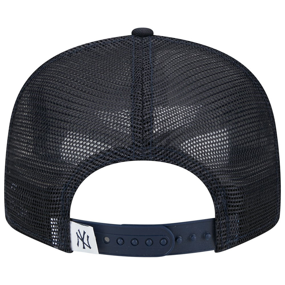 New York Yankees New Era Team Color Trucker 9FIFTY Snapback Hat - Navy Hats