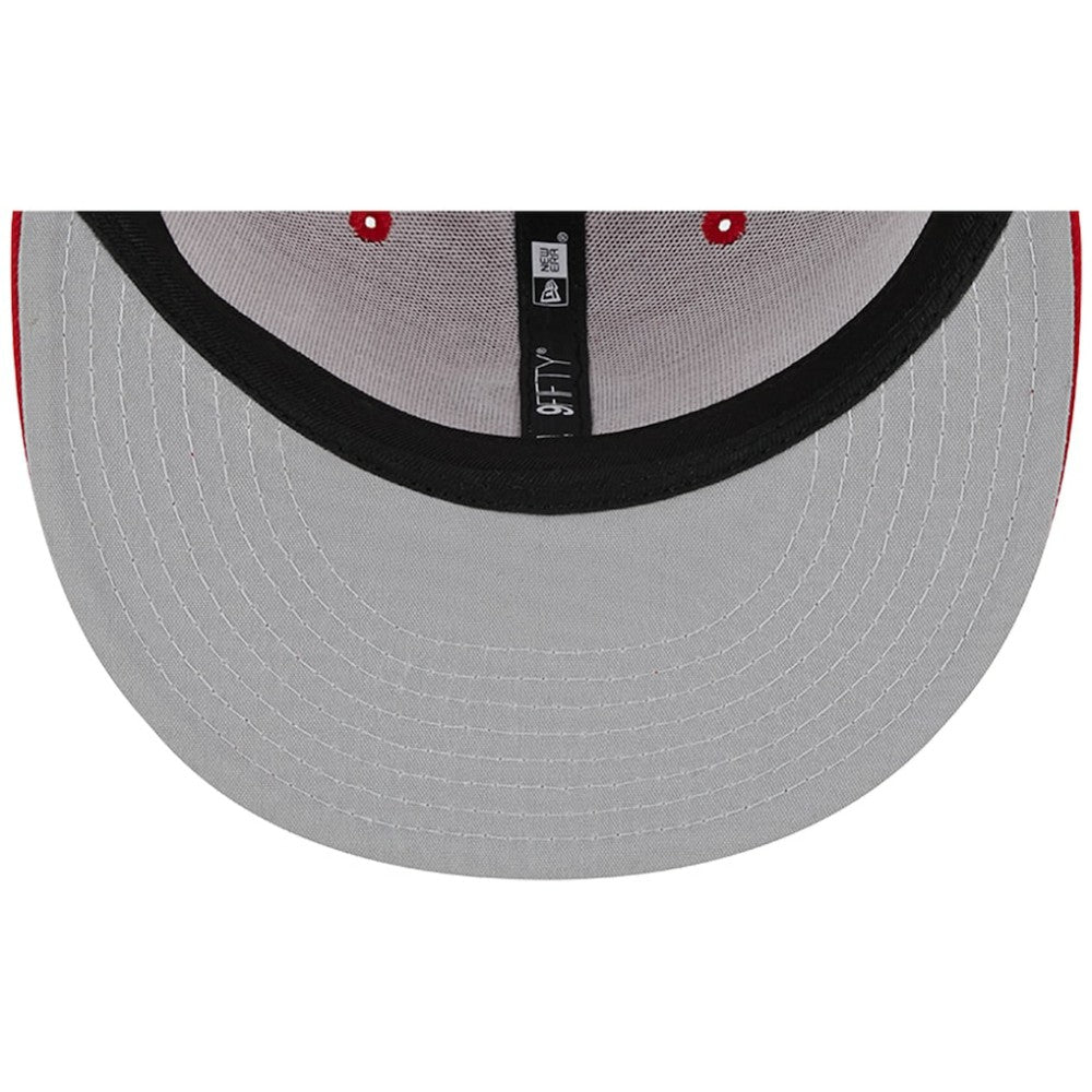 Philadelphia Phillies New Era Team Color Trucker 9FIFTY Snapback Hat - Red Hats