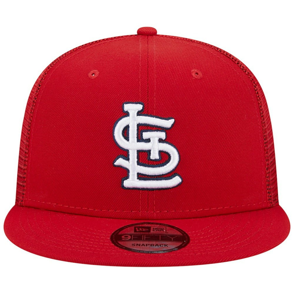 St. Louis Cardinals New Era Team Color Trucker 9FIFTY Snapback Hat - Red Hats