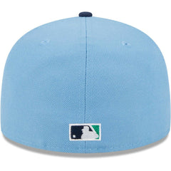 Chicago White Sox New Era Green Undervisor 59FIFTY Fitted Hat - Light Blue/Navy Hats