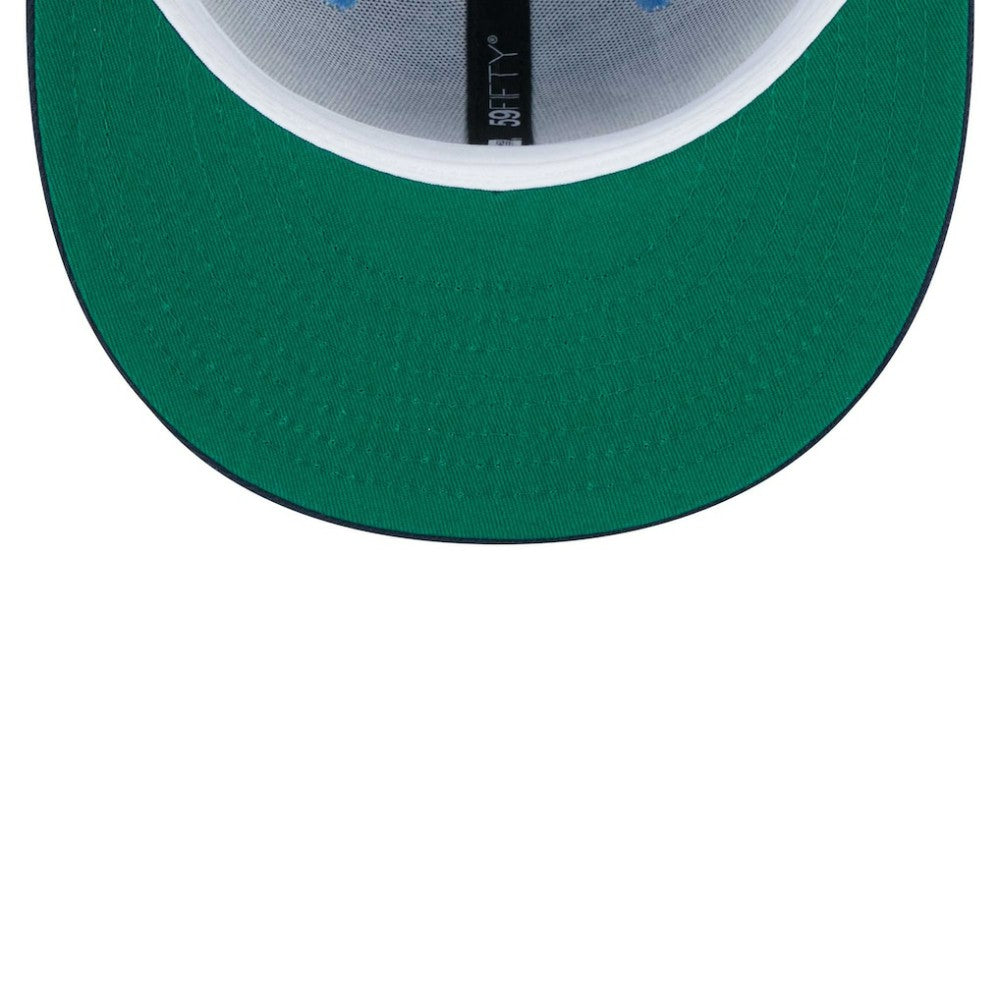 Chicago White Sox New Era Green Undervisor 59FIFTY Fitted Hat - Light Blue/Navy Hats