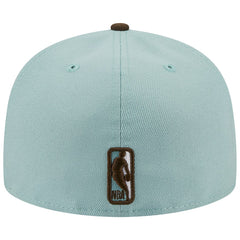 Philadelphia 76ers Two-Tone 59FIFTY Fitted Hat Light Blue/Brown