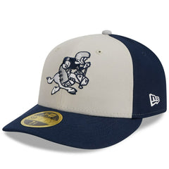 Dallas Cowboys New Era 2023 Sideline Historic Low Profile 59FIFTY Fitted Hat Cream/Navy