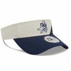 Dallas Cowboys New Era 2023 Sideline Historic Adjustable Visor Cream/Navy