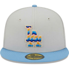 Los Angeles Dodgers New Era Beach Front 59FIFTY Fitted Hat - Natural Hats