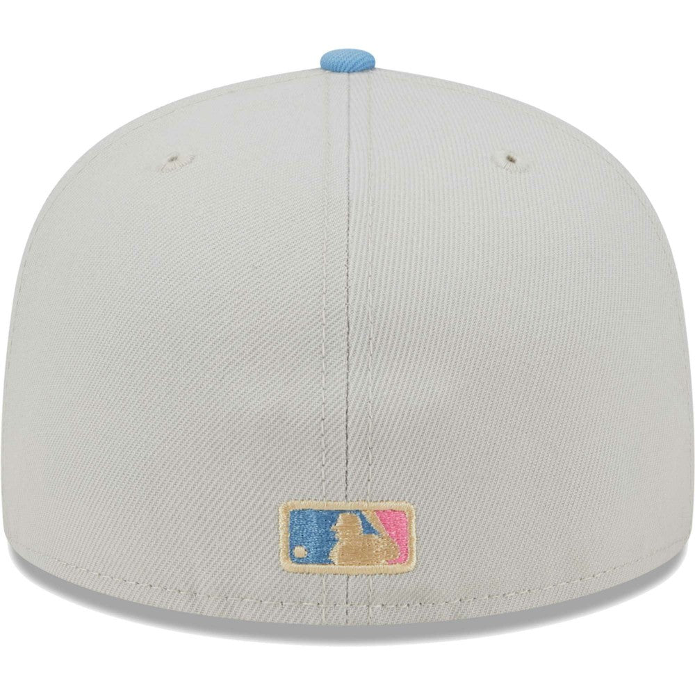 Los Angeles Dodgers New Era Beach Front 59FIFTY Fitted Hat - Natural Hats