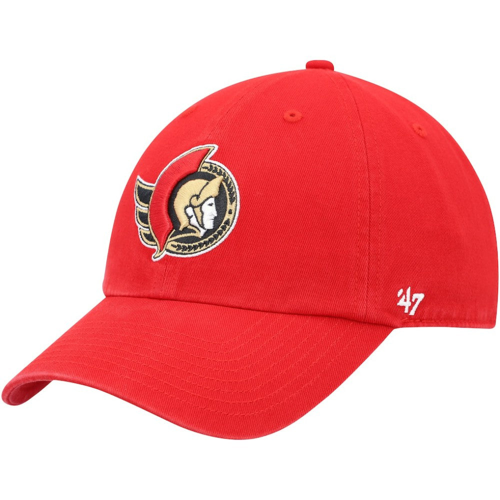NHL Ottawa Senators '47 Team Clean Up Adjustable Hat - Red