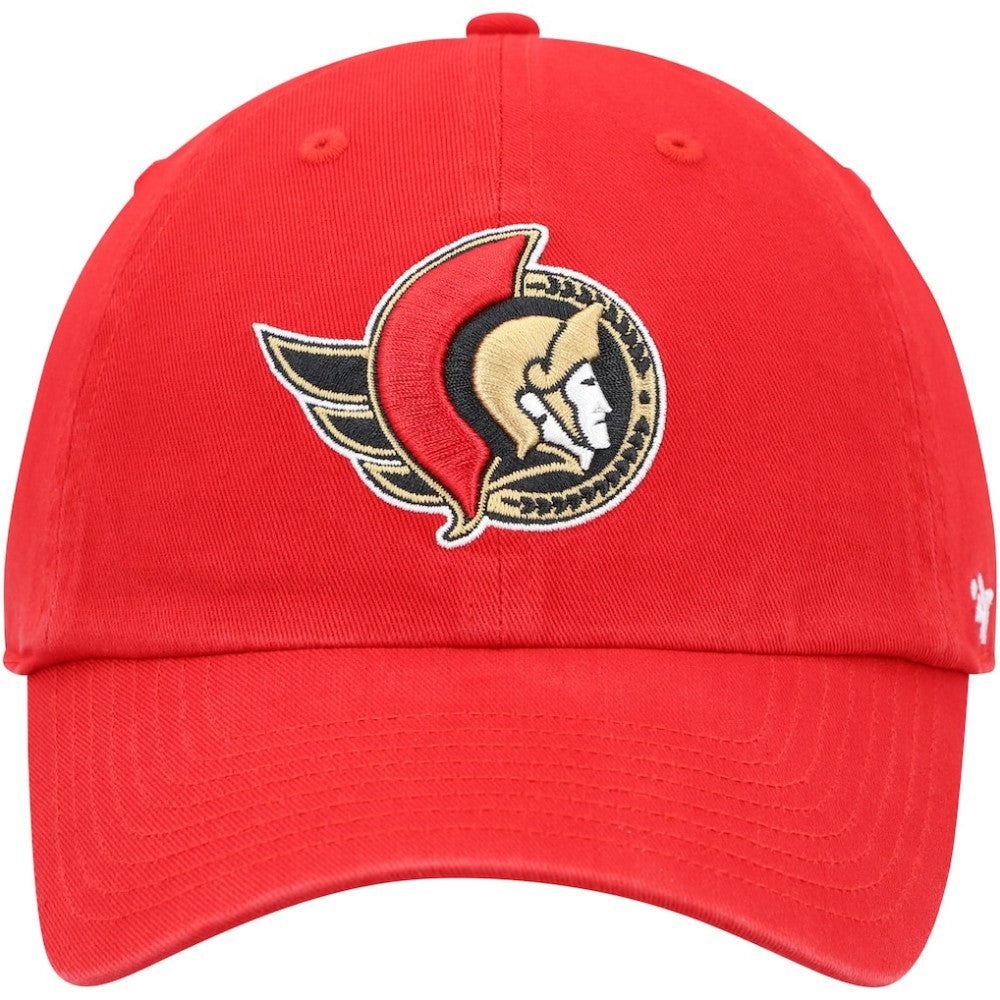 NHL Ottawa Senators '47 Team Clean Up Adjustable Hat - Red