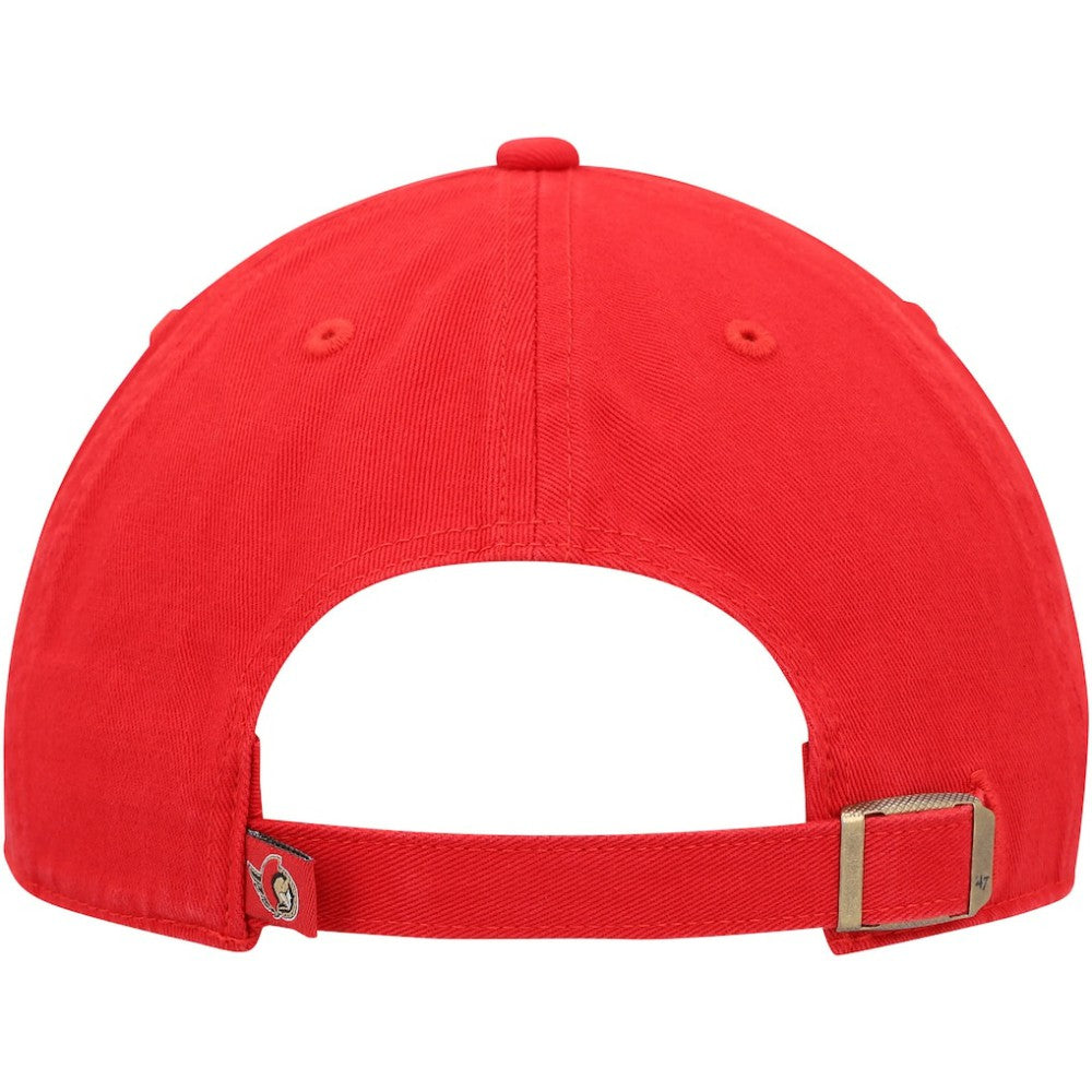 NHL Ottawa Senators '47 Team Clean Up Adjustable Hat - Red