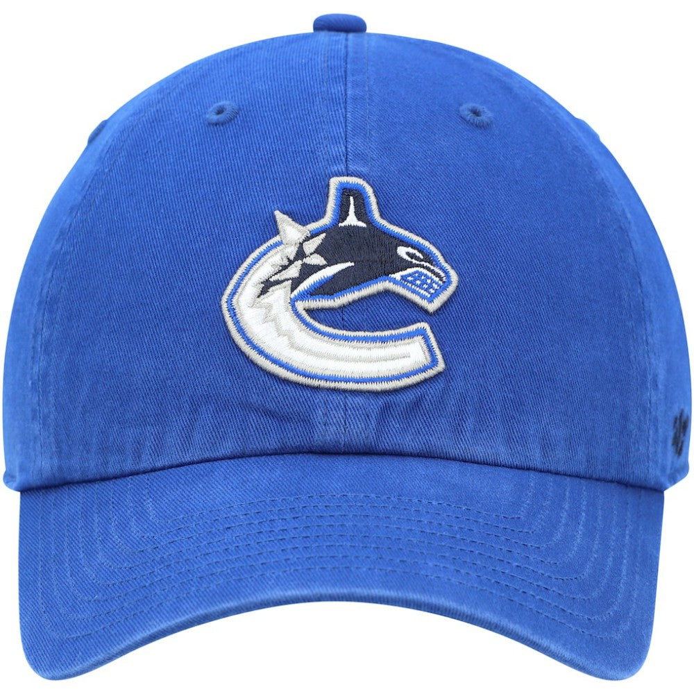 NHL Vancouver Canucks '47 Team Clean Up Adjustable Hat - Blue