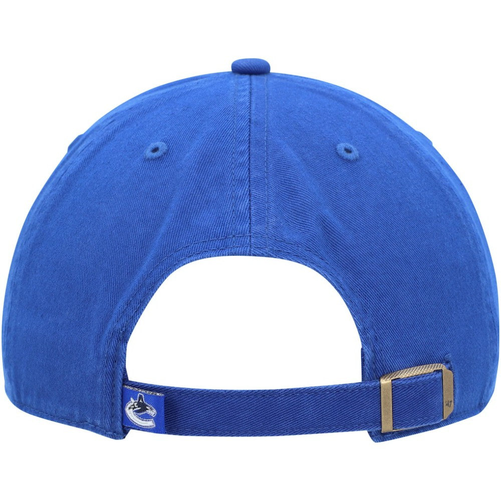 NHL Vancouver Canucks '47 Team Clean Up Adjustable Hat - Blue
