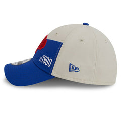 Buffalo Bills New Era 2023 Sideline Historic 39THIRTY Flex Hat Cream/Royal