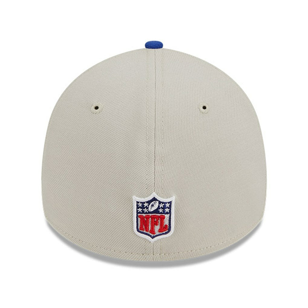 Buffalo Bills New Era 2023 Sideline Historic 39THIRTY Flex Hat Cream/Royal
